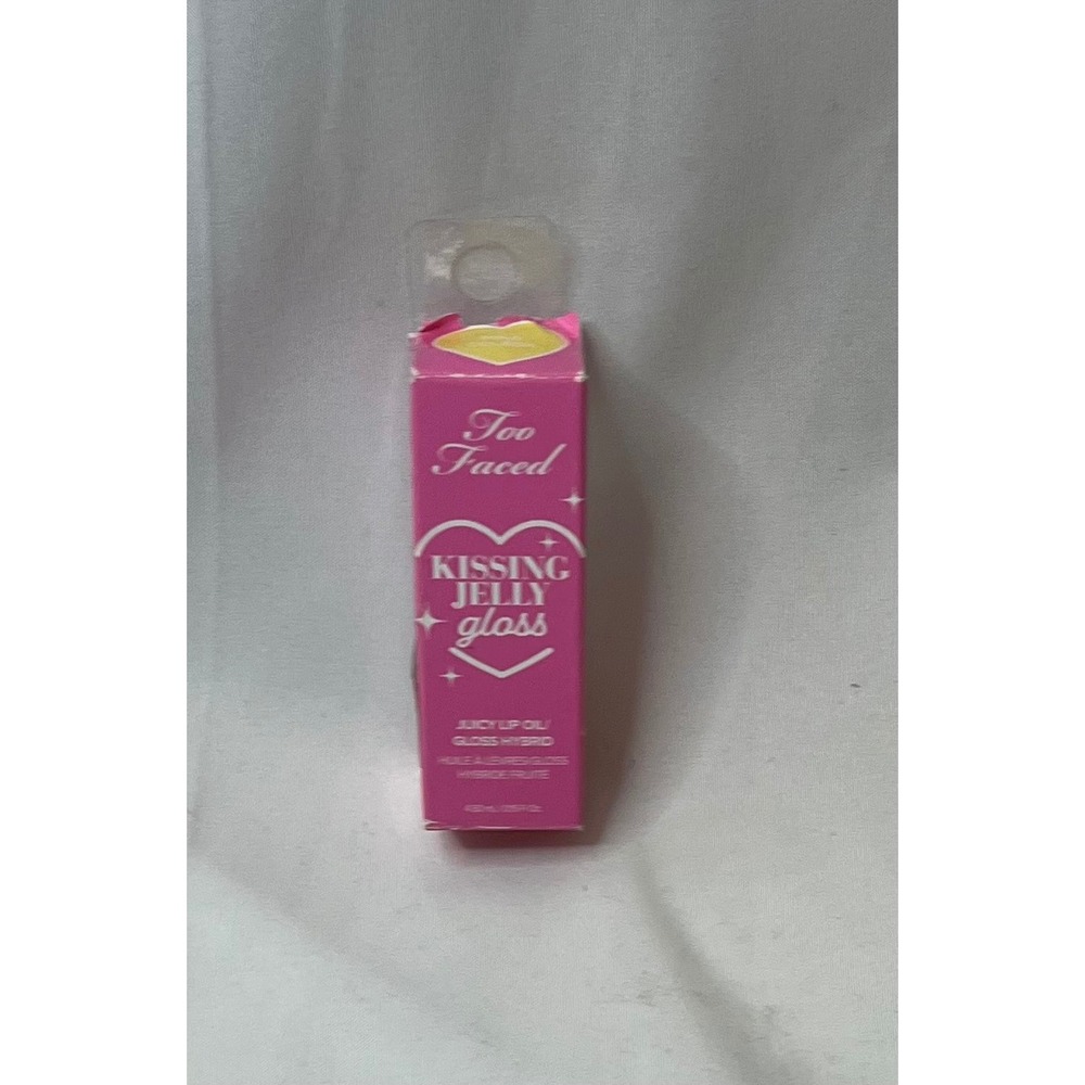 Too Faced Kissing Jelly Gloss Pina Colada Juicy Lip Oil Gloss Hybrid New
